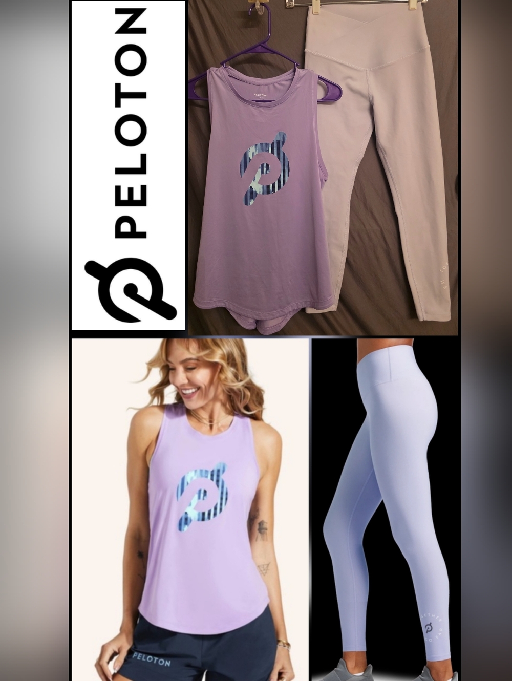 Peloton Lavender Logo Tank